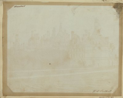 Das Schloss Chambord von William Henry Fox Talbot